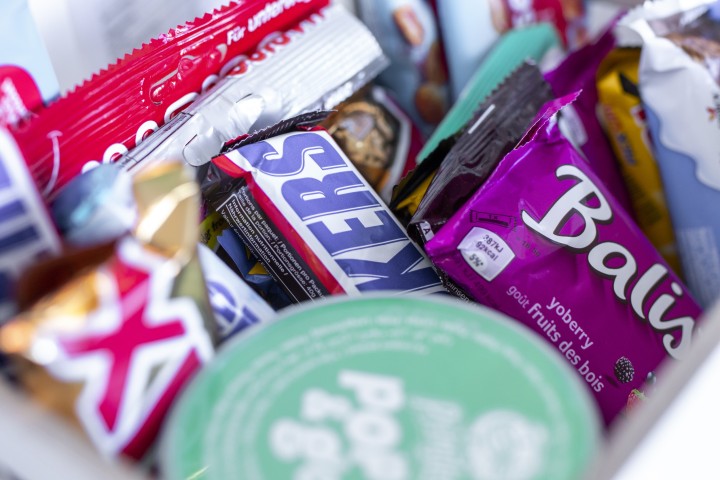 süß-salzige Snackbox aus Leckereien